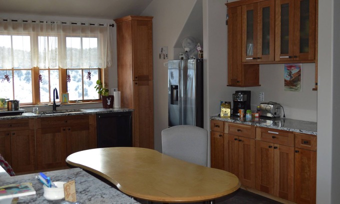 Eagle Apartment | Fabulous night sky from with personal touches and cool nights.