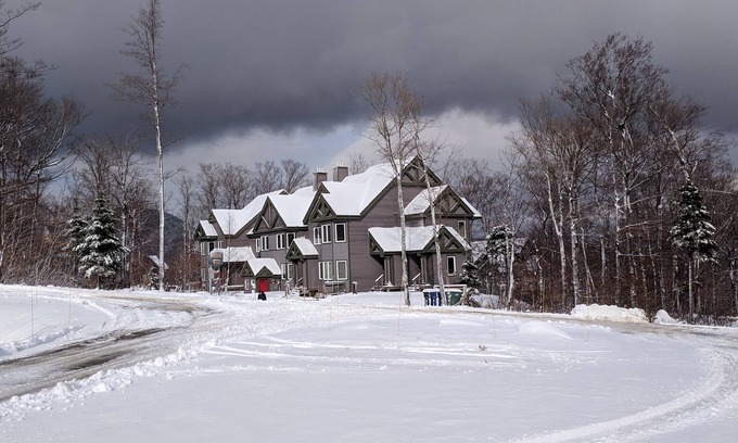 North Troy Condo | Fabulous ski in/ski out 2 bedroom condo, steps away from Grammy Jay trail!
