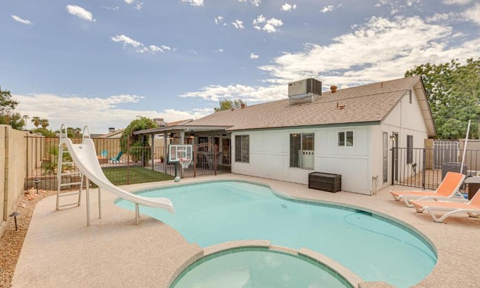 Peoria House | Family-Friendly Home with Pool and Fire Pit in Peoria
