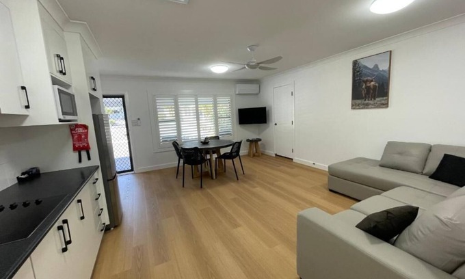 North Coast House | Family Holiday Resort by the Best Beach in NSW with Swimming Pools, Tennis Court