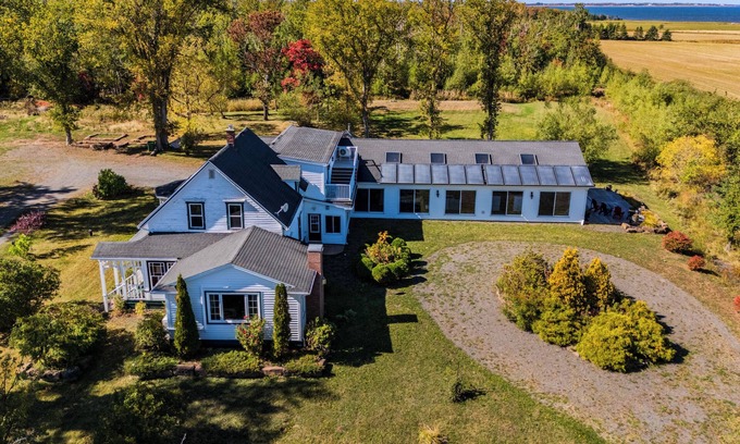 Brule Point Other | Family sized farmhouse with ocean views and indoor pool near Tatamagouche.