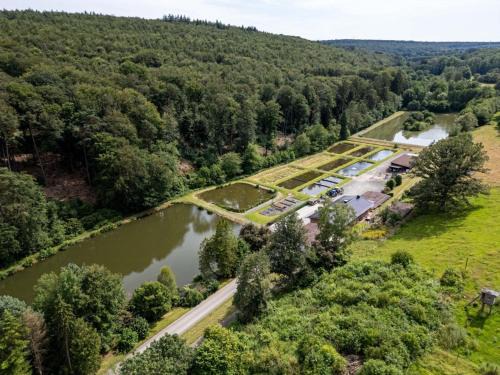Oberelbert Apartment | Ferienhaus am See -Teichanlage Kern