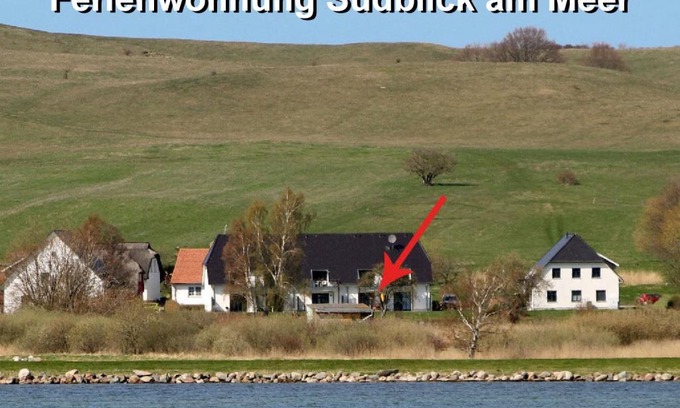 Gross Zicker Apartment | Ferienwohnung Südblick in Groß Zicker in ruhiger Lage mit Terrasse und Meerblick