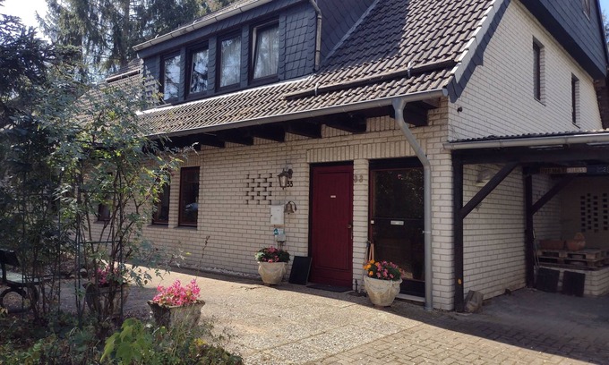 Lerbach Apartment | FEWO - 3 rooms, 2 bathrooms, 1 kitchen, large roof terrace and carport.
