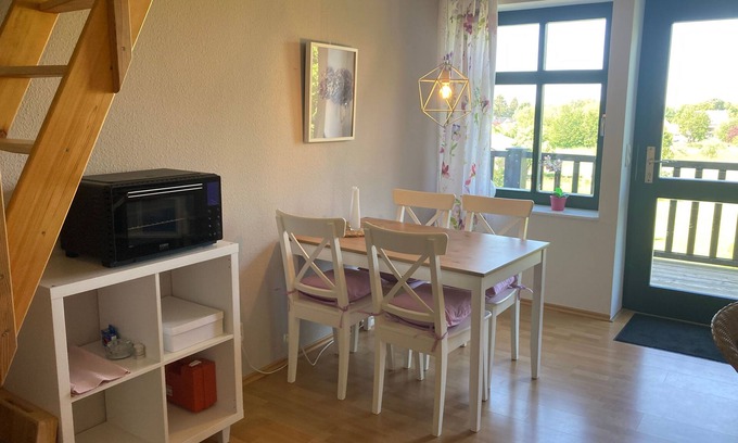 Prebberede Apartment | Fewo Gartenglück - Sophienhof New Heinde