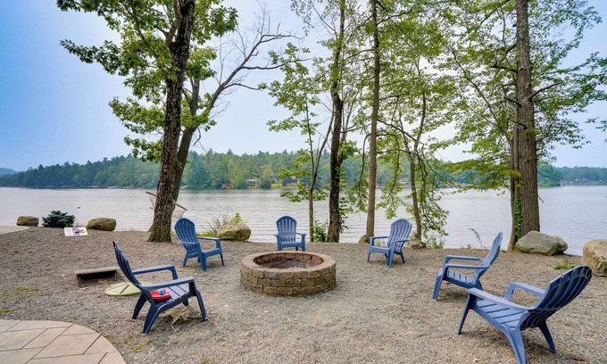 Averill Park House | Fire Pit + Views: Crooked Lake Group Getaway!