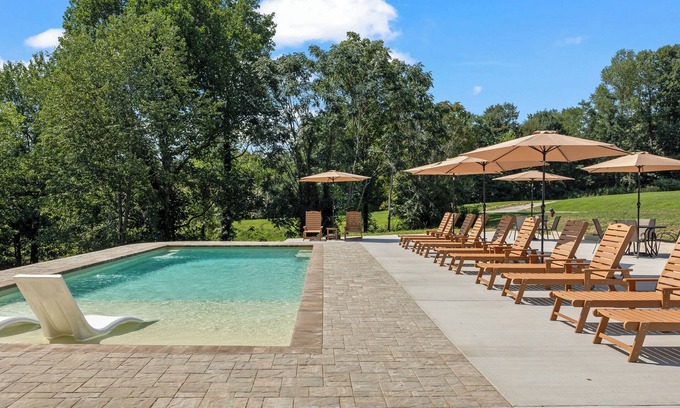 Silver Point Cabin | Firefly Hideaway: Glamping with Heated Pool