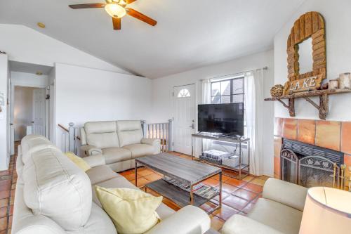 Show Low House | Firelit Nights By the Lake Cozy Show Low Retreat
