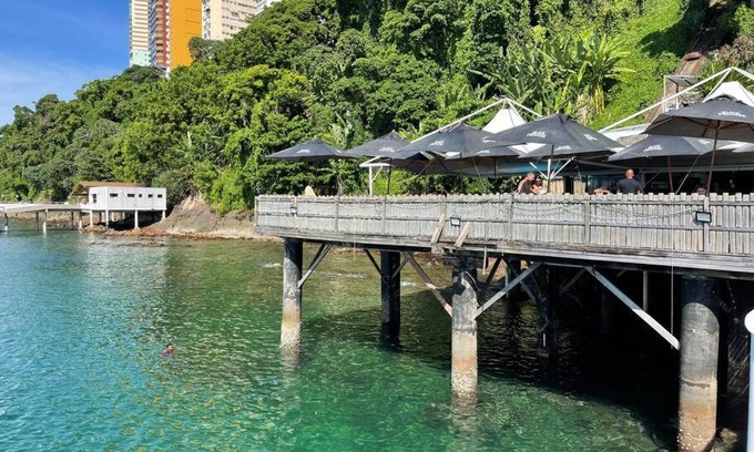 Vitoria Apartment | Flat no mar da baía de T. Santos