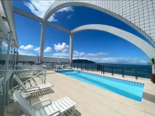 Boqueirao Apartment | Flat Santos frente mar Canal 3