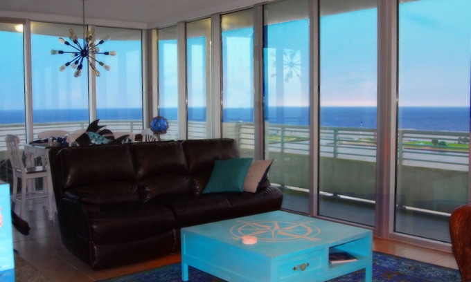 Biloxi Condo | Floor To Ceiling Windows Overlook The Gulf of America's Pristine White Beaches