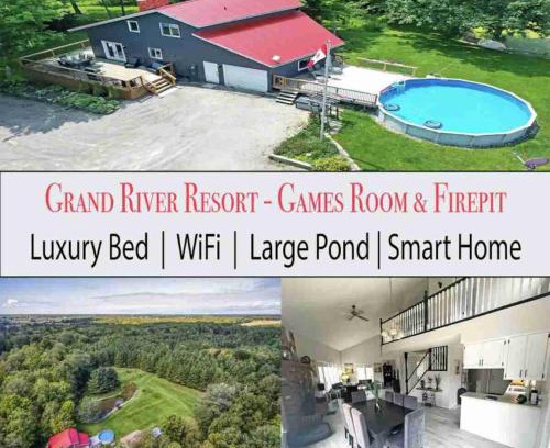 Cayuga House | Forest Retreat - Pool - Games - Fireside Joy