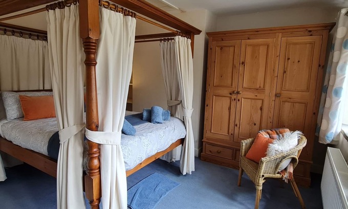 Ogden House | Four poster room , king size bed room with views