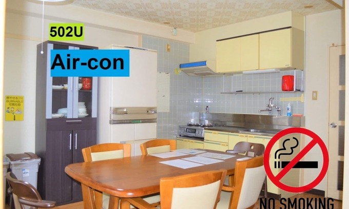 Asahikawa Apartment | Free Wifi 87 5min walk to Asahikawa Sta 28min Biei 502U - 502U/Asahikawa Hokkaidō