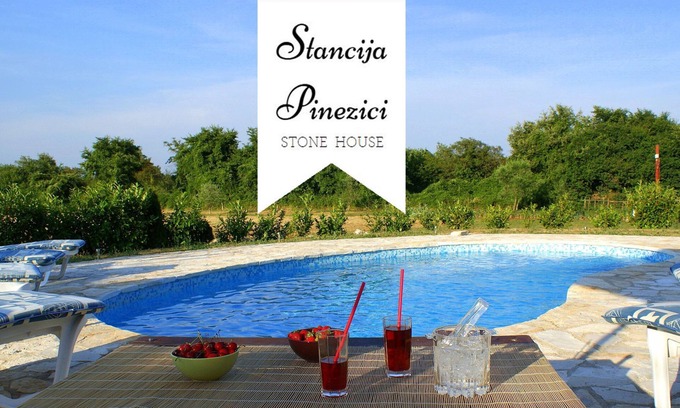 Pinezici House | From the 23-10. 07 Discount 15% Large STONE HOUSE, with 4000m2 PLAYGROUND