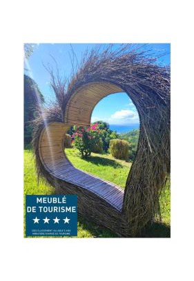 Saint-Claude House | Gîte 4 étoiles, la Vieille Sucrerie St Claude Guadeloupe, Jacuzzi Spa privatif, vue exceptionnelle sur la mer des Caraïbes
