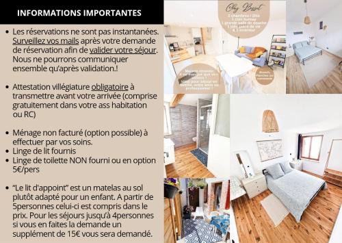 Lezoux House | Gîte Chez Bisset 2chambres 4personnes