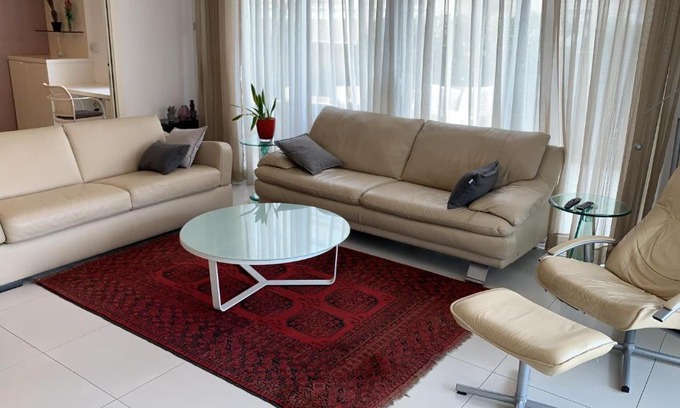 Herzliya Pituach Apartment | Garden Apartment Herzliya Marina. Pool & Gym