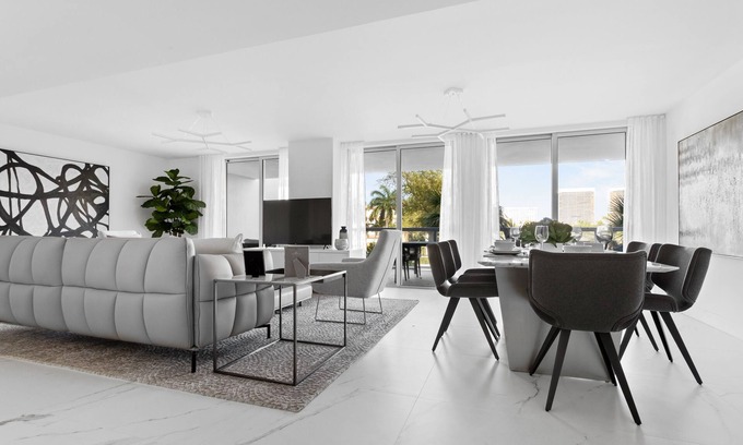 Bay Harbor Islands Apartment | Gateway 2BR, 2.5BA Apartment | Bay Harbor Islands Rooftop Pool & Family-Friend