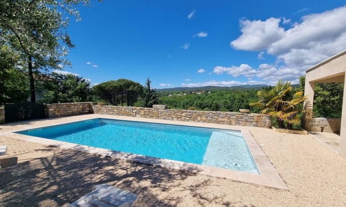 Saint-Etienne-de-Fontbellon House | Gîte de Giulia with swimming pool In the heart of Ardèche