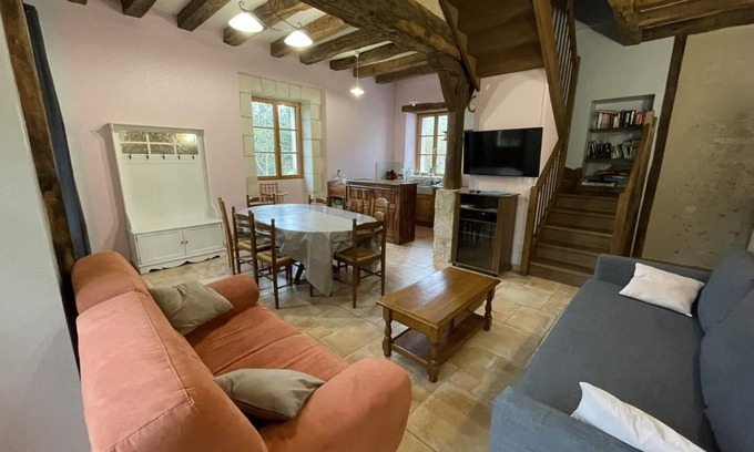 Chedigny House | Gite 4* Lys near Beauval/Chenonceau/Tours heated indoor pool