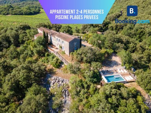 Causse-de-la-Selle Apartment | Gite en Cevennes, piscine, calme nature et panorama proche saint Guilhem le Désert