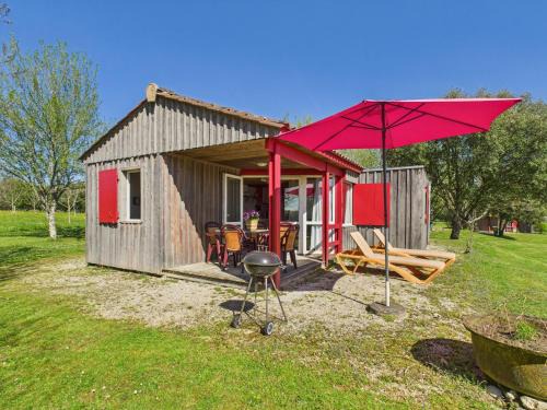 Salignac-Eyvignes Ski Chalet | Gite La Brousse - piscine - pour 5 avec jardin