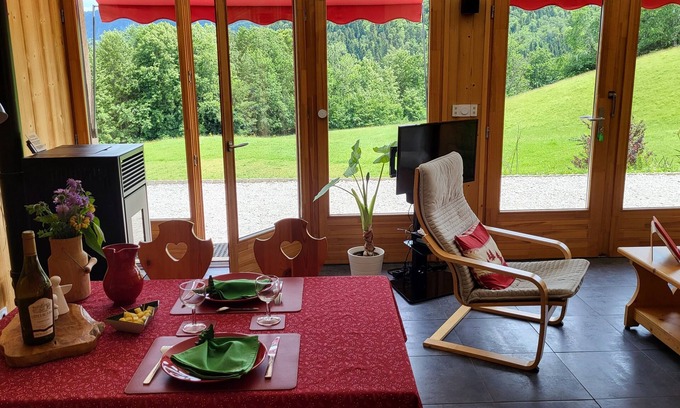Chaux-des-Crotenay Cottage | gite of Haut Jura any comfort exceptional sight with 180 ° on the Natural Park