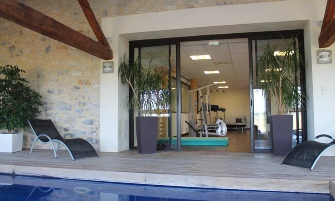 Raissac-d'Aude House | Gîte with: garden, BBQ, swimming pool, spa, tennis, gym, ideal famillel