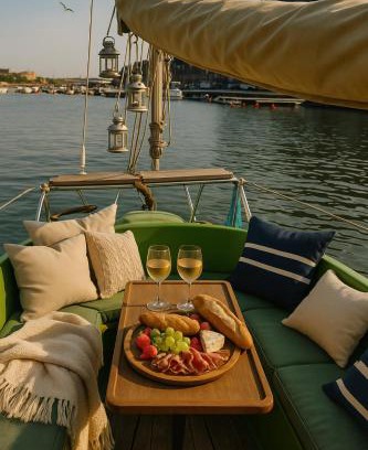 Trosso Boat Rental | Glamping on small, old boat in Karlskrona