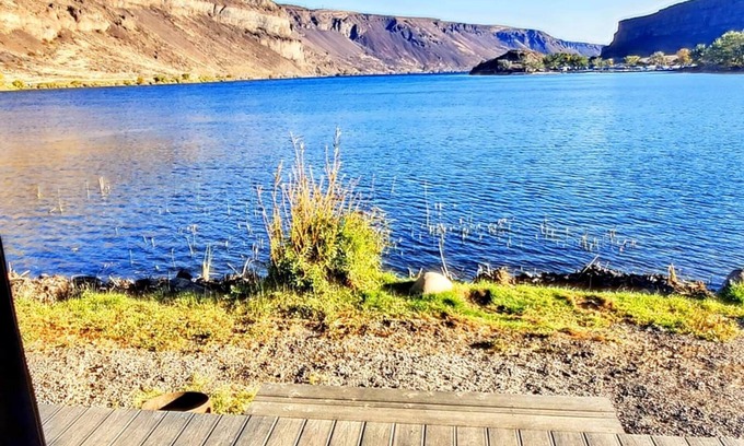Coulee City Apartment | Glamping Tent at Blue Lake in Coulee City (site 43)