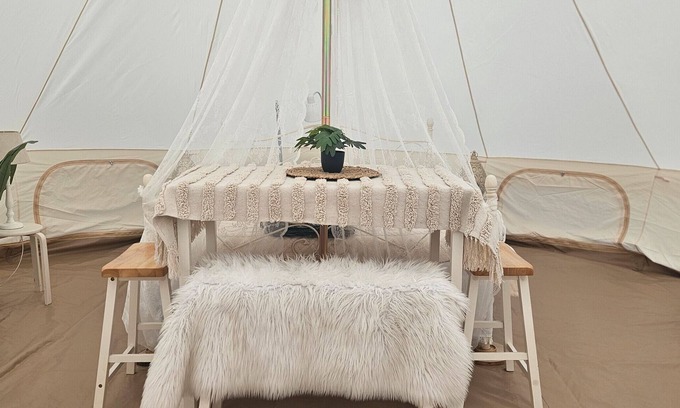 Carpin RV Rental | Glamping 'Tipi Jurte Zelt In Der Seenplatte' with Private Terrace, Private Garden and Wi-Fi