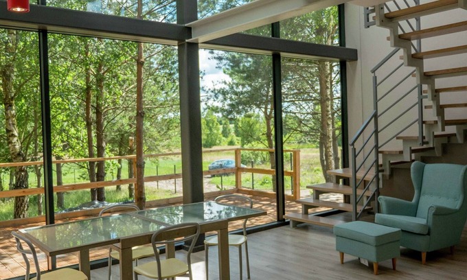 Szemud Cottage | Glass cottage in Jelenska Huta with terrace