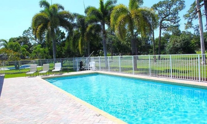 Lake Worth House | Golf course view & heated pool in Lake Worth, FL