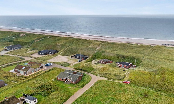 Vrist Strand House | Gorgeous home in Harboøre with kitchen