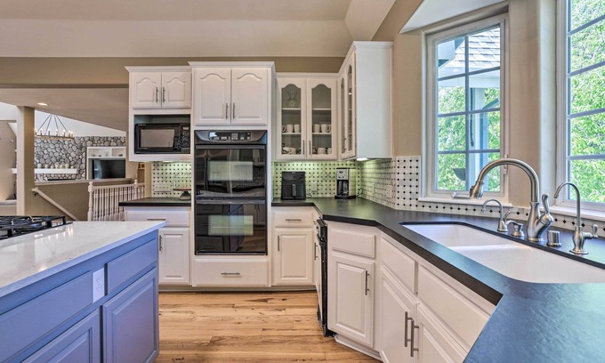 Lake Arrowhead Cottage | Gorgeous Lakehouse w/Hot Tub & Waterfall Oasis!