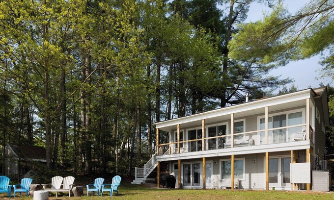 Harrison House | Gorgeous newly rebuilt home on Long Lake with Impressive westerly views