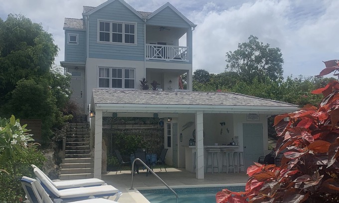 Clinketts Villa | Gorgeous unobstructed views of the Caribbean Sea and nightly spectacular sunsets