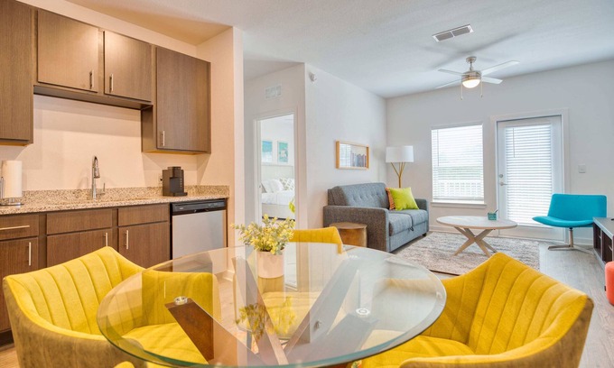 Gainesville Apartment | Grand Two Bedroom Two Bathroom Apartment with Balcony by The Scholar