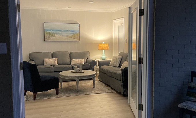 Northwest House | Ground level Beach Rental NEW ADA bathroom & bedroom.