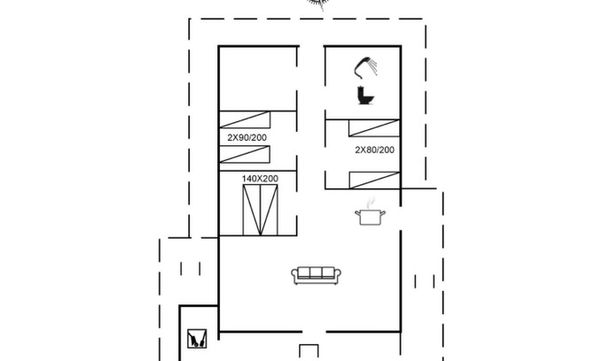 Houvig House | "Gundine" - from the sea by Interhome