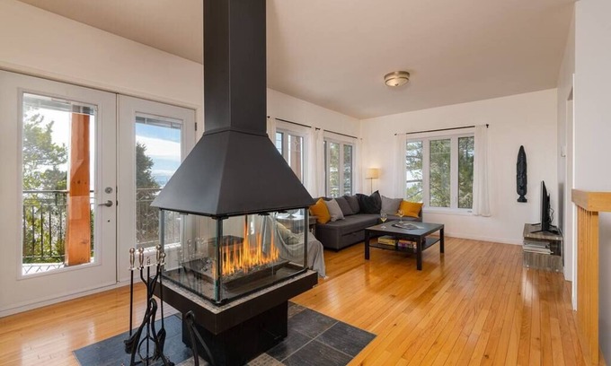 Saint Irenee Ski Chalet | Hôtel à la maison - Villa Beaudry, spa et fleuve