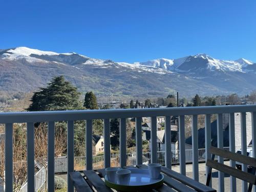 Argeles Gazost Apartment | Hautacam Condor - Balcon vue montagne