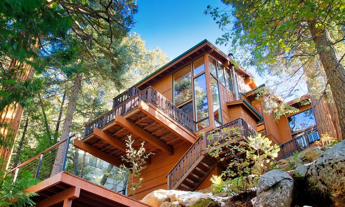 Fern Valley Cabin | Haven Idyllwild: Mountain cabin luxury/stunning views/cedar hot tub