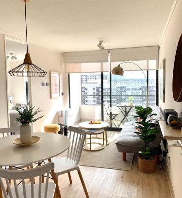 Nunoa Apartment | Hermoso Depto en Ñuñoa 1D 1B, Gran Vista