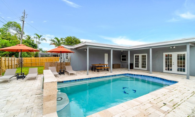 Lauderdale Lakes House | Hidden Gem 4BR Home with Private Pool & Game Room