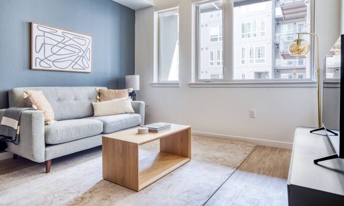 West Colfax Apartment | Hip Sloan's Lake 1BR w/ Roof Deck, Gym & W/D, near Park, by Blueground