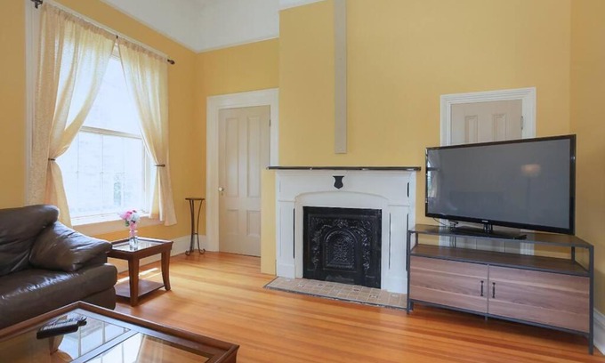 Court House Hill Apartment | Historic Comfort Atop Downtown - The Aurora Suite