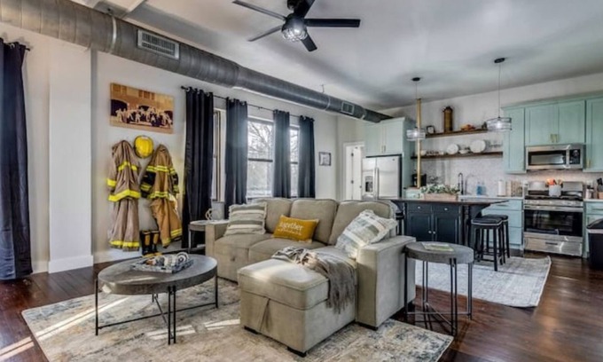 Gainesville Apartment | Historical Bell Tower Loft - Old FireHouse