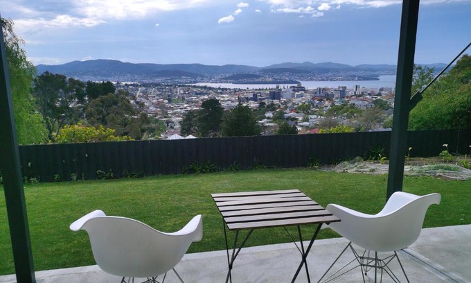 West Hobart House | Hobart Retreat with City and Water View